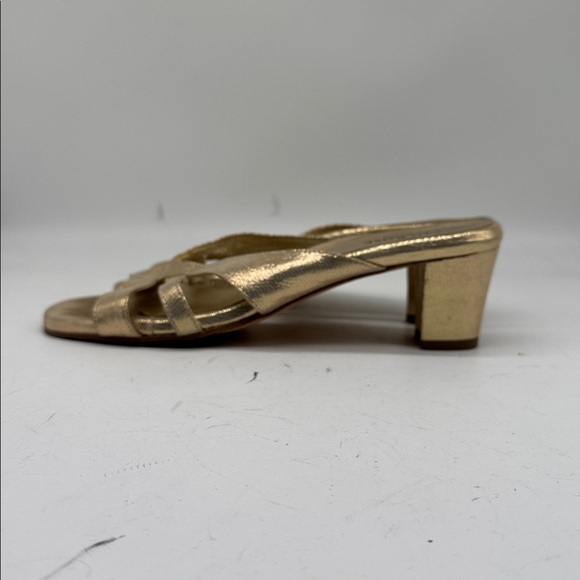 Taryn Rose made in Italy leather slide with block heel 39 1/2 - Picture 3 of 5